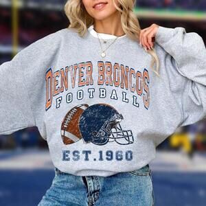 Denver Football Sweatshirt, Football Sweatshirt, Broncos 1960